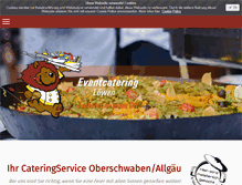 Tablet Screenshot of eventcatering-loewen.de